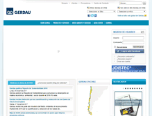 Tablet Screenshot of gerdau.cl