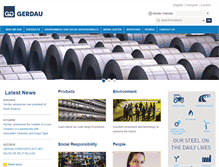 Tablet Screenshot of gerdau.com